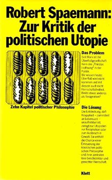 Zur Kritik der politischen Utopie