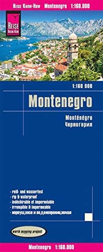 Reise Know-How Landkarte Montenegro (1:160.000): reiß- und wasserfest (world mapping project)