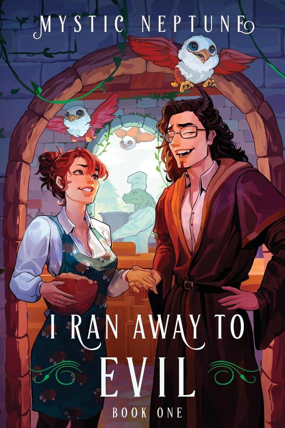 I Ran Away to Evil: A Cozy LitRPG Rom-Com (I Ran Away to Evil, 1)