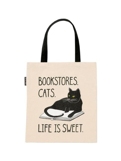 Out Of Print Bookstore Cats Tote Bag