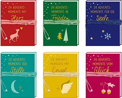 Miniaturbücher mit Wickelverschluss: Kleine Impulse für deinen Advent