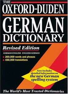 The Oxford-Duden German Dictionary: German-English/English-German