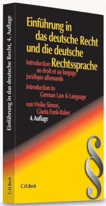 Einführung in das deutsche Recht und die deutsche Rechtssprache