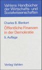 Öffentliche Finanzen in der Demokratie. Eine Einführung in die Finanzwissenschaft