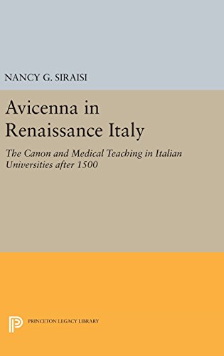 Avicenna in Renaissance Italy: The Canon and Medical Teaching in Italian Universities after 1500 (Princeton Legacy Library)