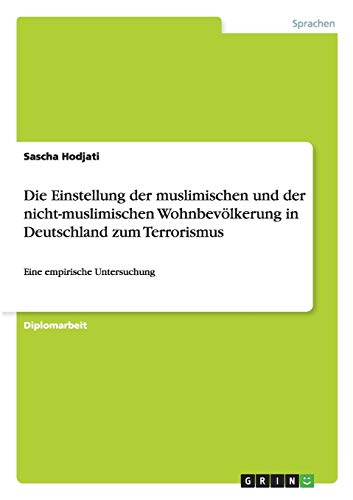 Die Einstellung der muslimischen und der nicht-muslimischen Wohnbevölkerung in Deutschland zum Terrorismus: Eine empirische Untersuchung
