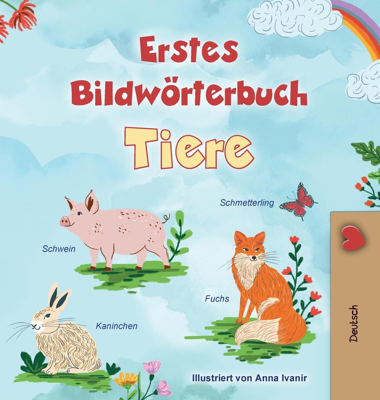 First Picture Dictionary - Animals (German Children's Book) (German Collection)
