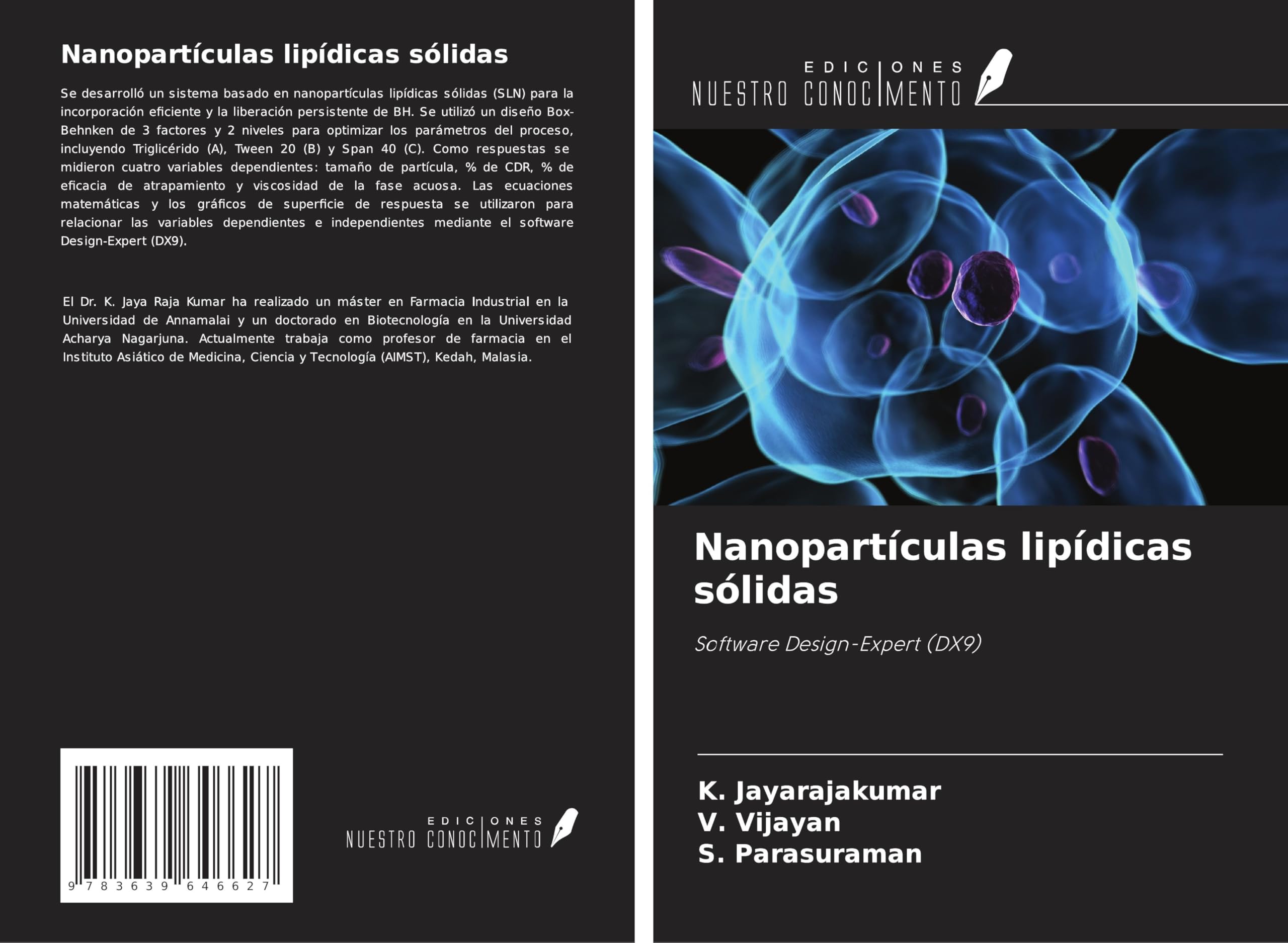 Nanopartículas lipídicas sólidas: Software Design-Expert (DX9)