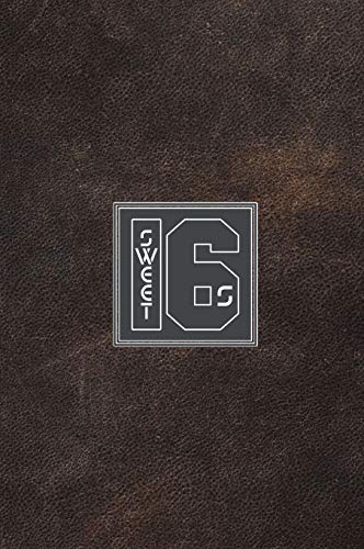 Sweet 16s: Hardcover Rap Notebook Journal For Rappers, Lyrics and Songwriting - 112 pages and 7x10 Songwriters Journal For Musicians - Cool Leather Look