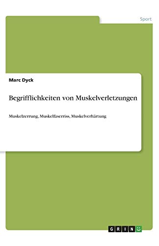 Begrifflichkeiten von Muskelverletzungen: Muskelzerrung, Muskelfaserriss, Muskelverhärtung