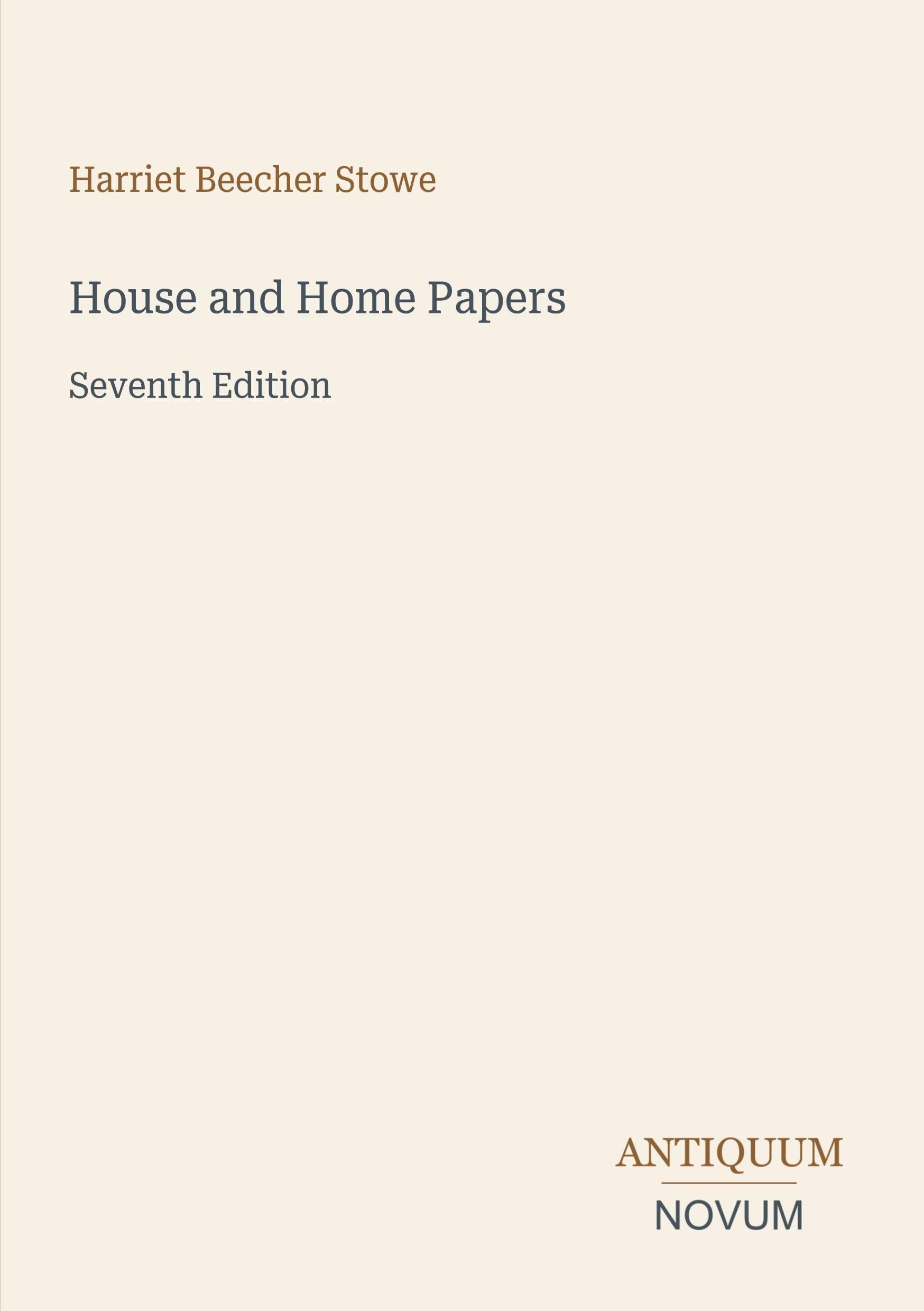 House and Home Papers