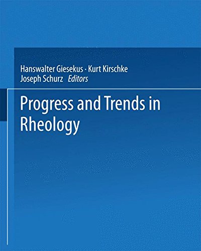 Progress and Trends in Rheology: Proceedings of the First Conference of European Rheologists Graz (Austria), April 14-16, 1982