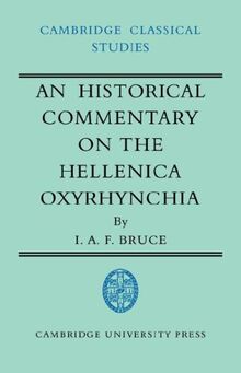 Histrcal Comm Hellenica Oxyrhynchia (Cambridge Classical Studies)