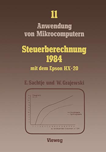 Steuerberechnung 1984 mit dem Epson Hx 20 (Anwendung von Mikrocomputern, 11, Band 11)