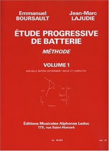 Etude progressive de batterie volume 1