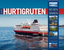 Hurtigruten Kalender 2025, Wandkalender im Querformat (54x42 cm) - Norwegen / Skandinavien mit Bildern der beliebten Kreuzfahrtroute