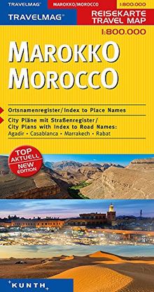 KUNTH Reisekarte Marokko 1:800000 (KUNTH Reisekarten)