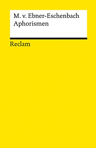 Aphorismen (Reclams Universal-Bibliothek)