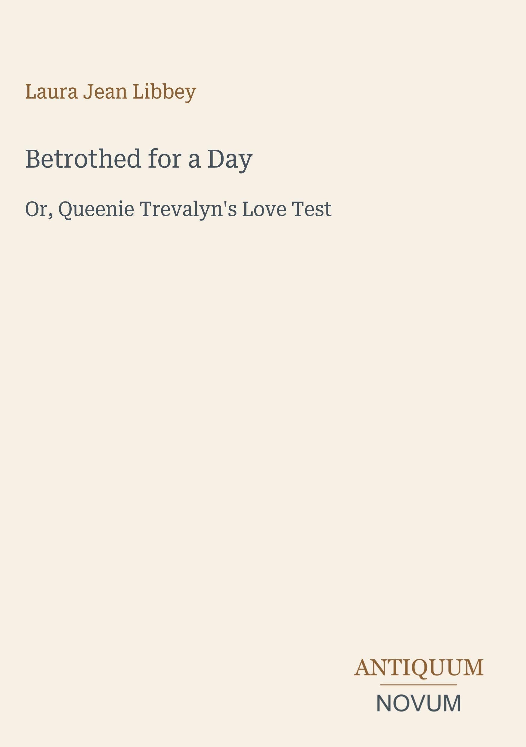 Betrothed for a Day