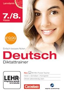 Lernvitamin - Deutsch Diktattrainer 7./8. Klasse