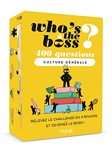 BRUNO GODARD APERO - WHO'S THE BOSS : CULTURE GENERALE - Godard Bruno - JEU - Boites Jeux de soci&eacute;t&eacute;