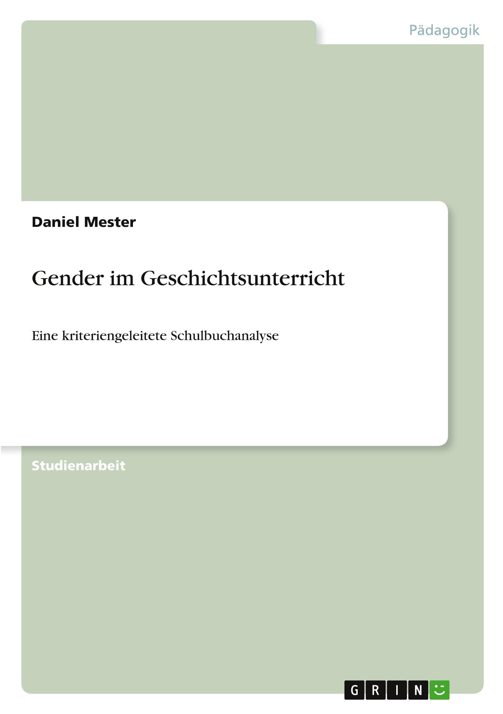 Gender im Geschichtsunterricht