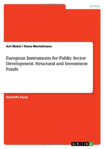 European Instruments for Public Sector Development. Structural and Investment Funds