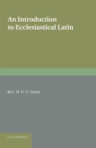 An Introduction to Ecclesiastical Latin