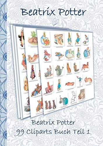 Beatrix Potter 99 Cliparts Buch Teil 1 ( Peter Hase ): Sticker, Icon, Clipart, Cliparts, download, Internet, Dropbox, Original, Filzer, Bleistift, ... Erwachsene, Geschenkbuch, Geschenk