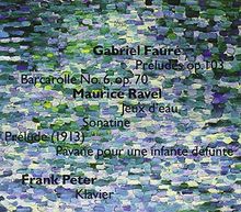 Klavierwerke von Faure und Ravel