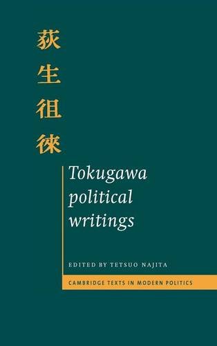 Tokugawa Political Writings (Cambridge Texts in Modern Politics)