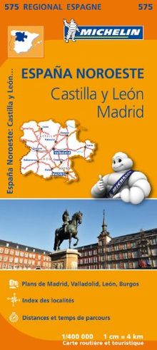 CASTILLA Y LEON, MADRID 11575 CARTE ' REGIONAL ' MICHELIN KAART