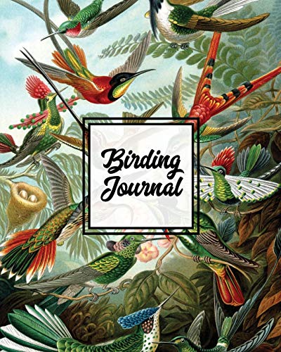 Amy Newton Birding Journal, Bird Watching Log Book, Birds Actions Notebook, Birder's & Bird Lover Gift, Adults & Kids, Personal Birdwatching Field Notes,