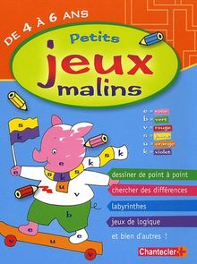 Petits jeux malins, de 4 à 6 ans