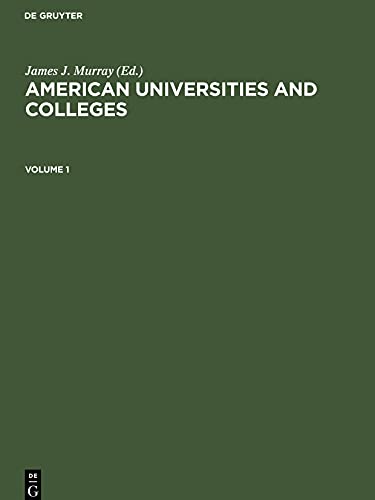 American Universities and Colleges: AUC-B, 1