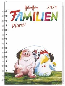 Helme Heine Familienplaner-Buch A6 2024 (Helme Heine Kalender)