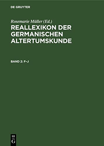 F–J (Reallexikon der Germanischen Altertumskunde)