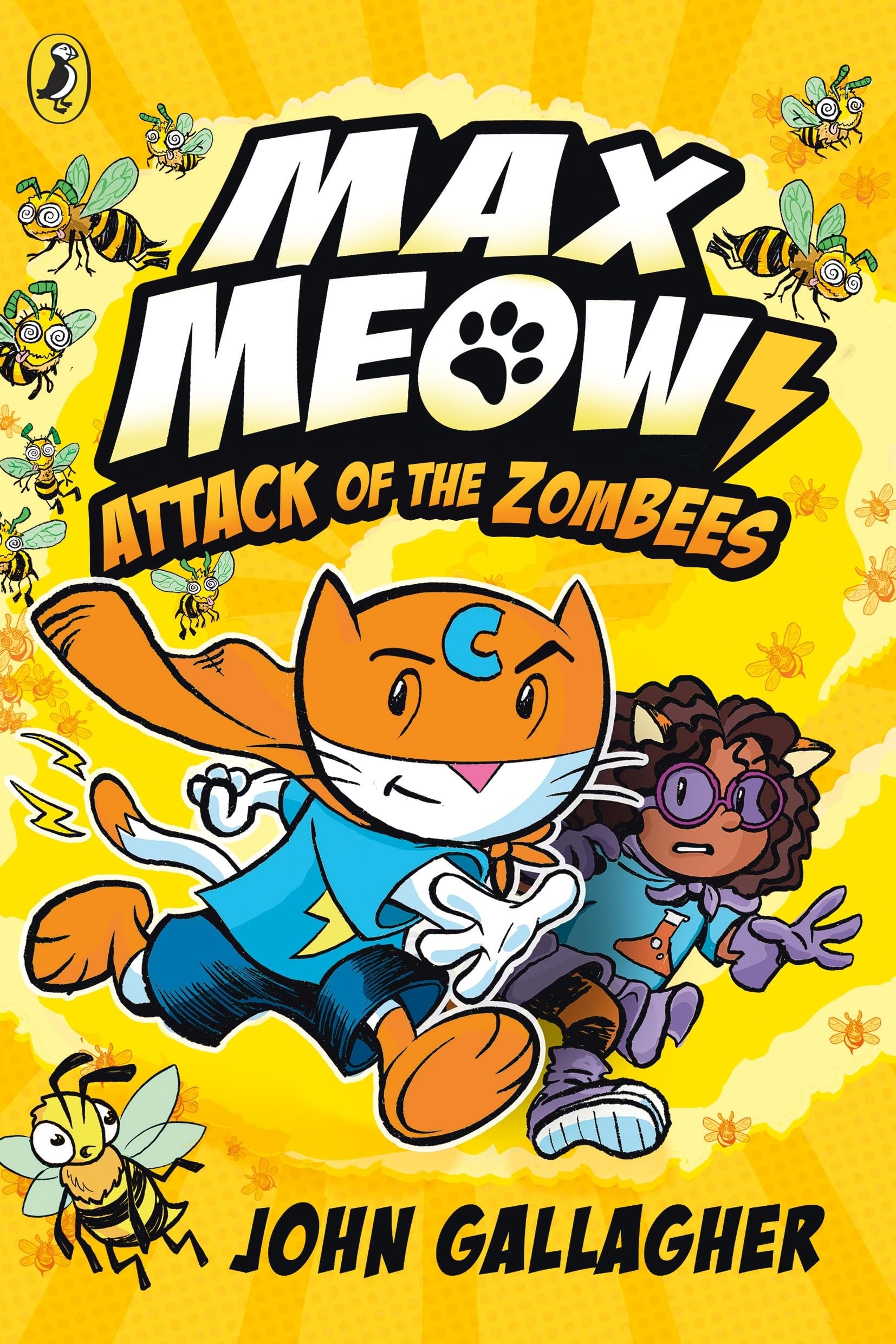 Max Meow Book 5: Attack of the ZomBEES: A graphic novel (Max Meow, 5)