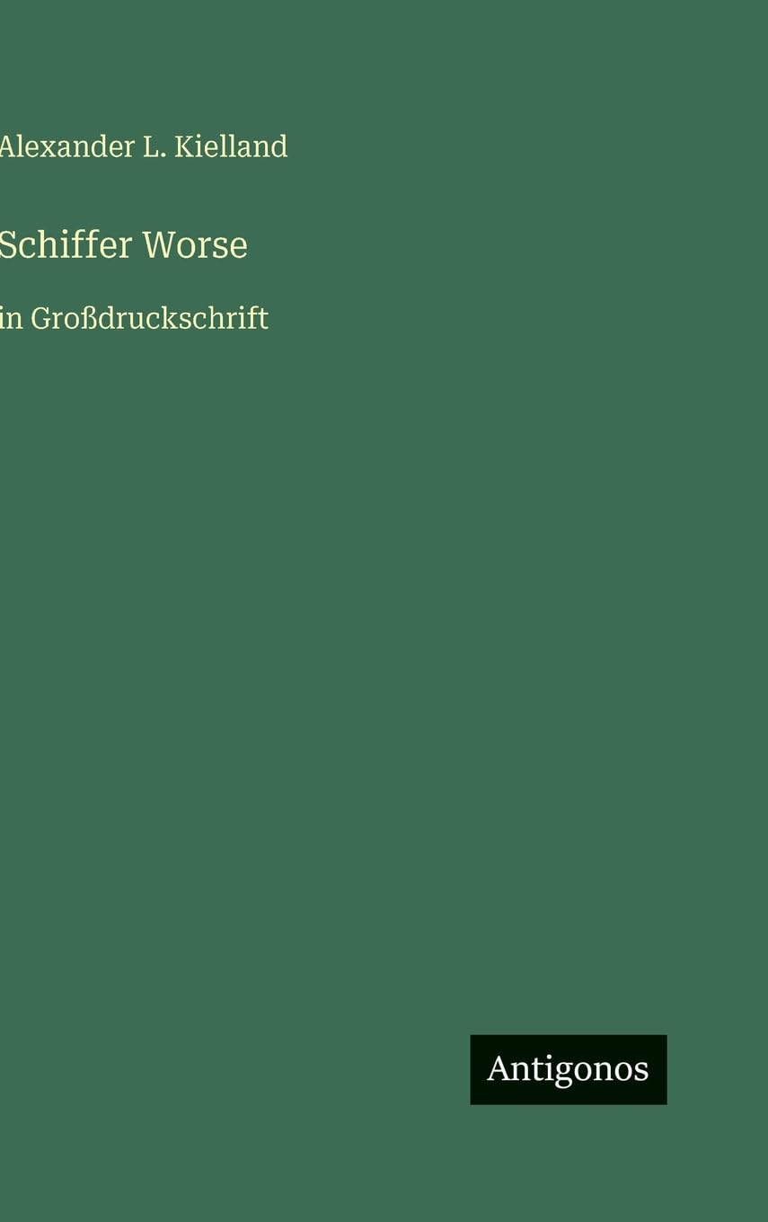 Schiffer Worse: in Großdruckschrift