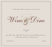 Wine & Dine. Musik-CD . Grand Cru 2004 - Wine Song Compilation