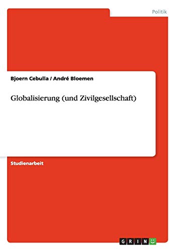 Globalisierung (und Zivilgesellschaft)