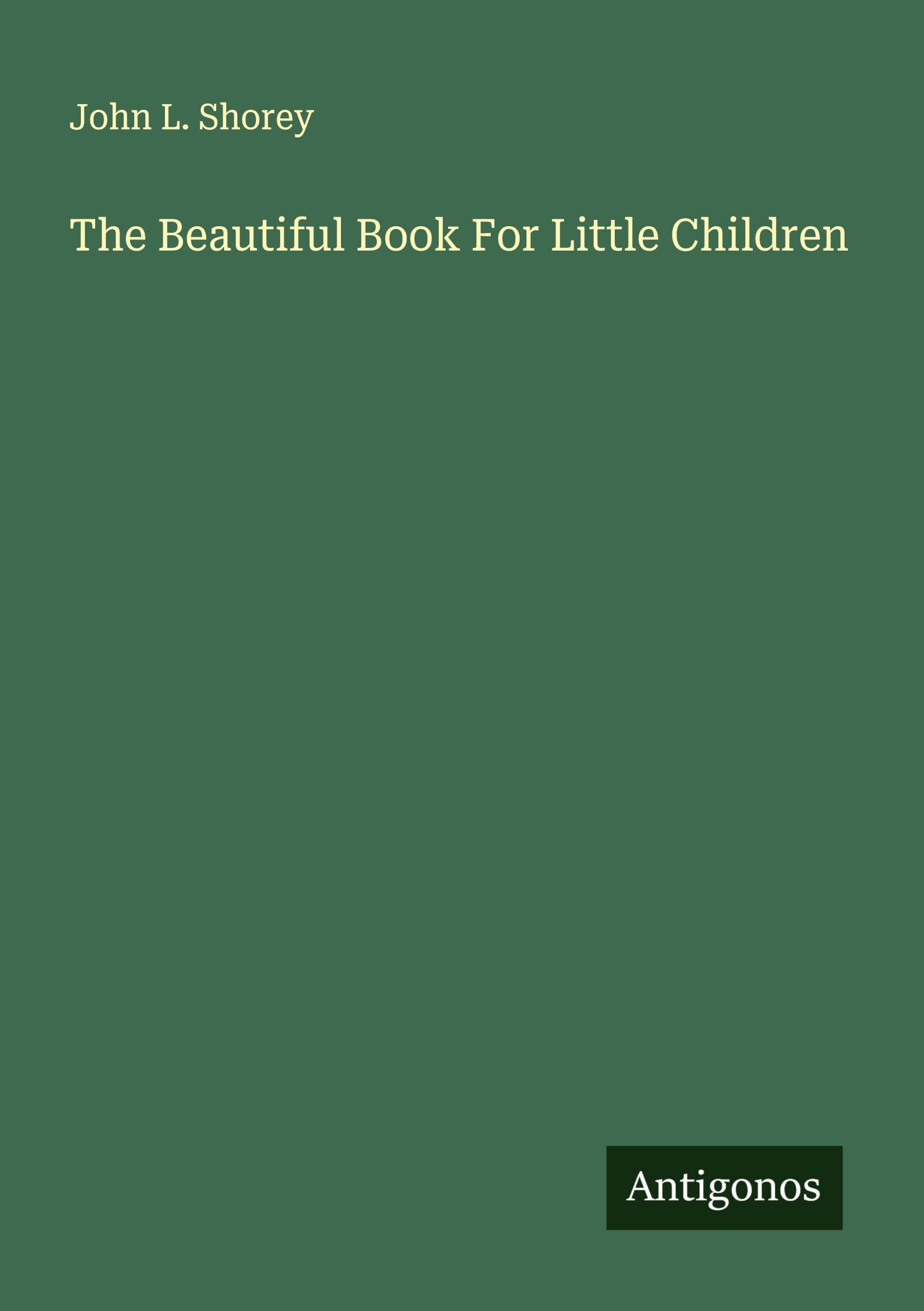 The Beautiful Book For Little Children
