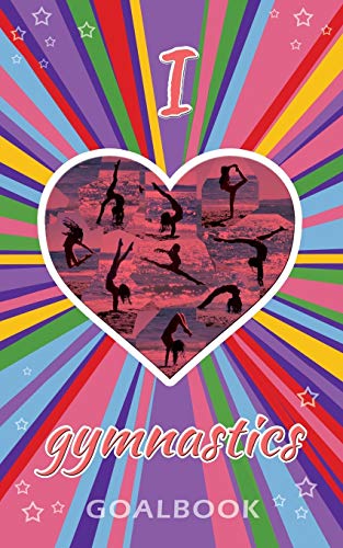 I Love Gymnastics Goalbook Journal (purple/stripes cover #4): WAG junior (Gymnastics Goalbooks, Band 4)
