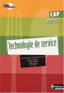Technologie de service : CAP restaurant 1re et 2e années