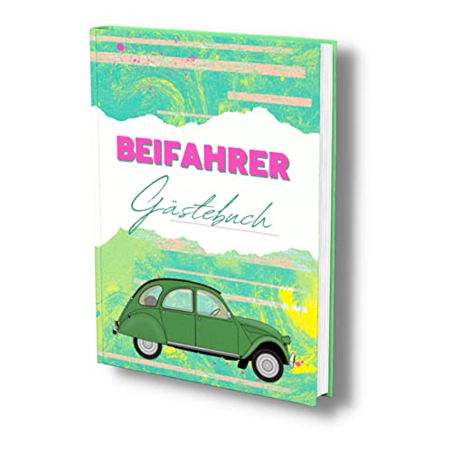 Beifahrer Gästebuch: Führerschein Bestanden Geschenk für