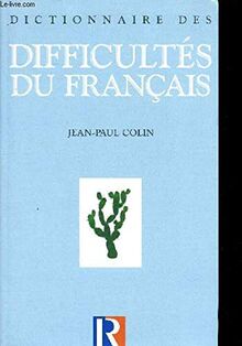 Dictionnaire des difficultés du français