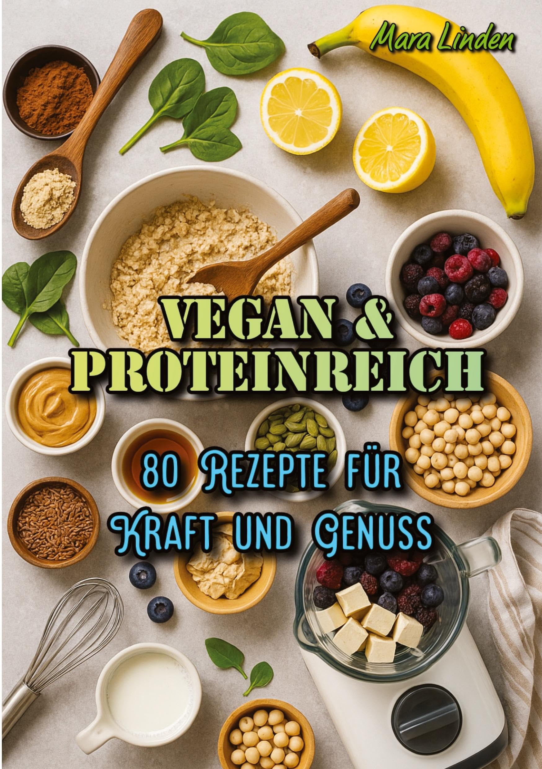 Vegan & proteinreich: 80 Rezepte für Kraft und Genuss
