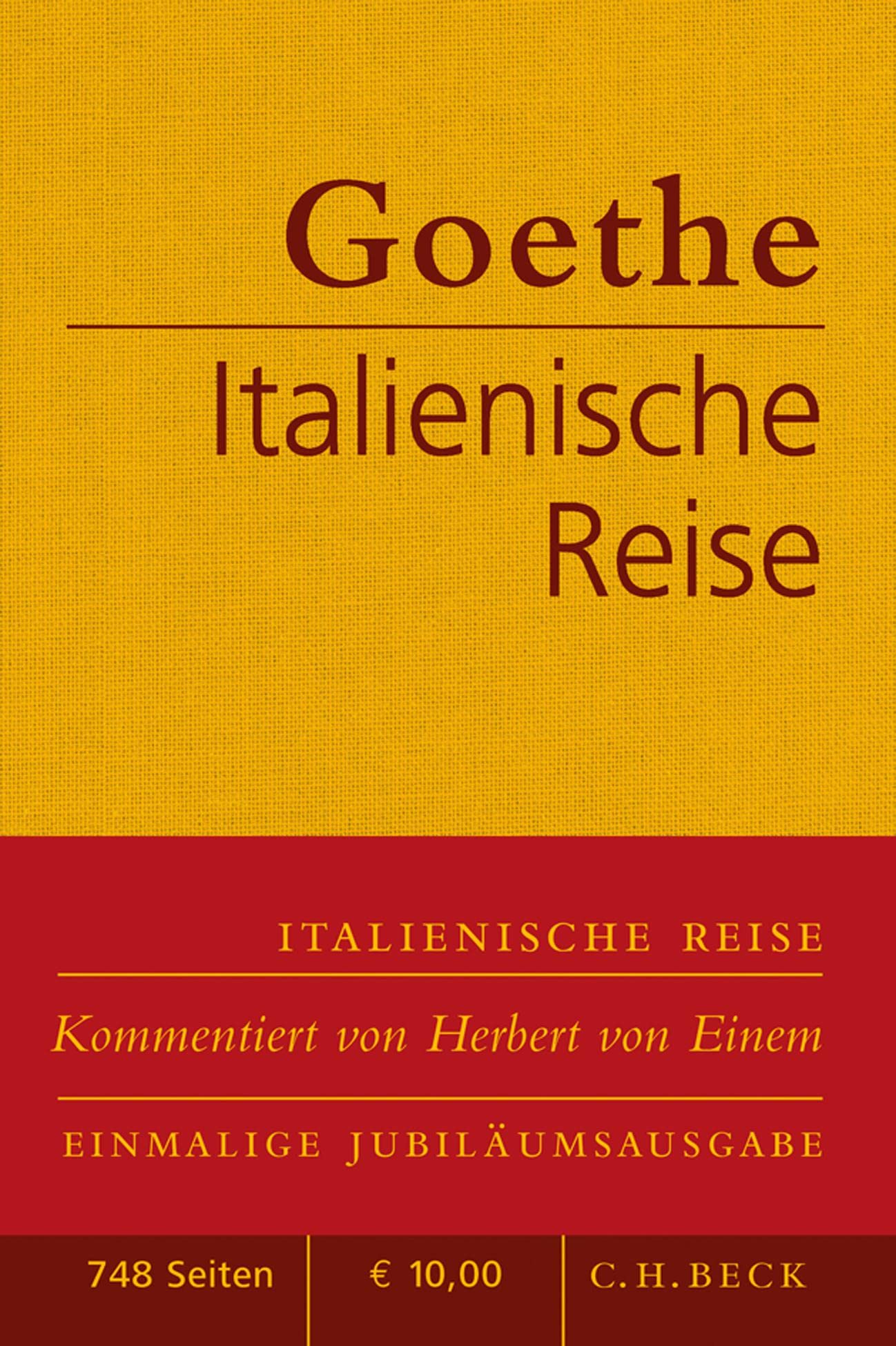 Goethe, Johann Wolfgang von: Italienische Reise