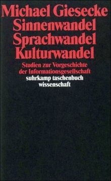 Sinnenwandel, Sprachwandel, Kulturwandel: Studien zur Vorgeschichte der Informationsgesellschaft (suhrkamp taschenbuch wissenschaft)