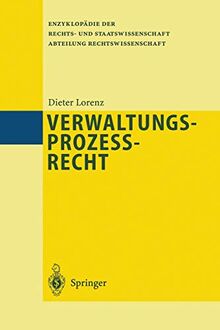 Verwaltunprozessrecht (Enzyklopädie der Rechts- und Staatswissenschaft / Abteilung Rechtswissenschaft) (German Edition)